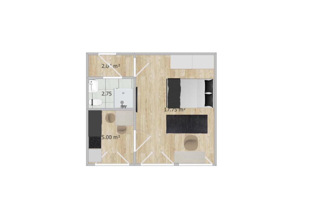 Helles Design-Appartement An Der Messe إسن المظهر الخارجي الصورة